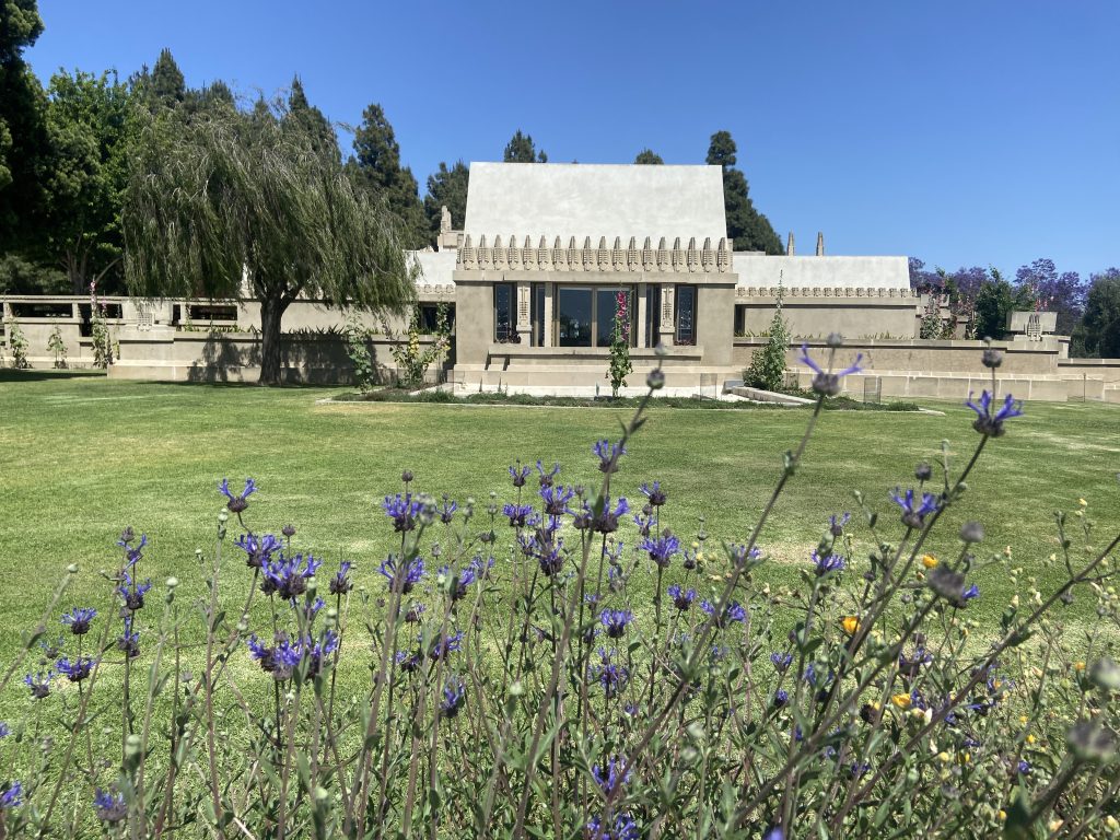 Frank Lloyd Wright's Hollyhock House, the only UNESCO Word Heritage Site in Los Angeles, on To Live and Dine in LA Food Tours' Los Angeles Taco Tour.